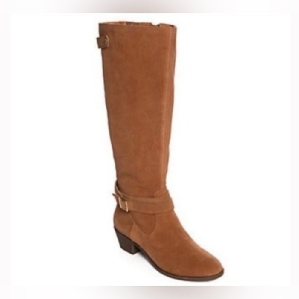 Crown & Ivy Kylee leather tall boots size 7.5 western